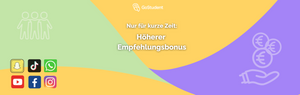 Nur für kurze Zeit: Höherer Empfehlungsbonus